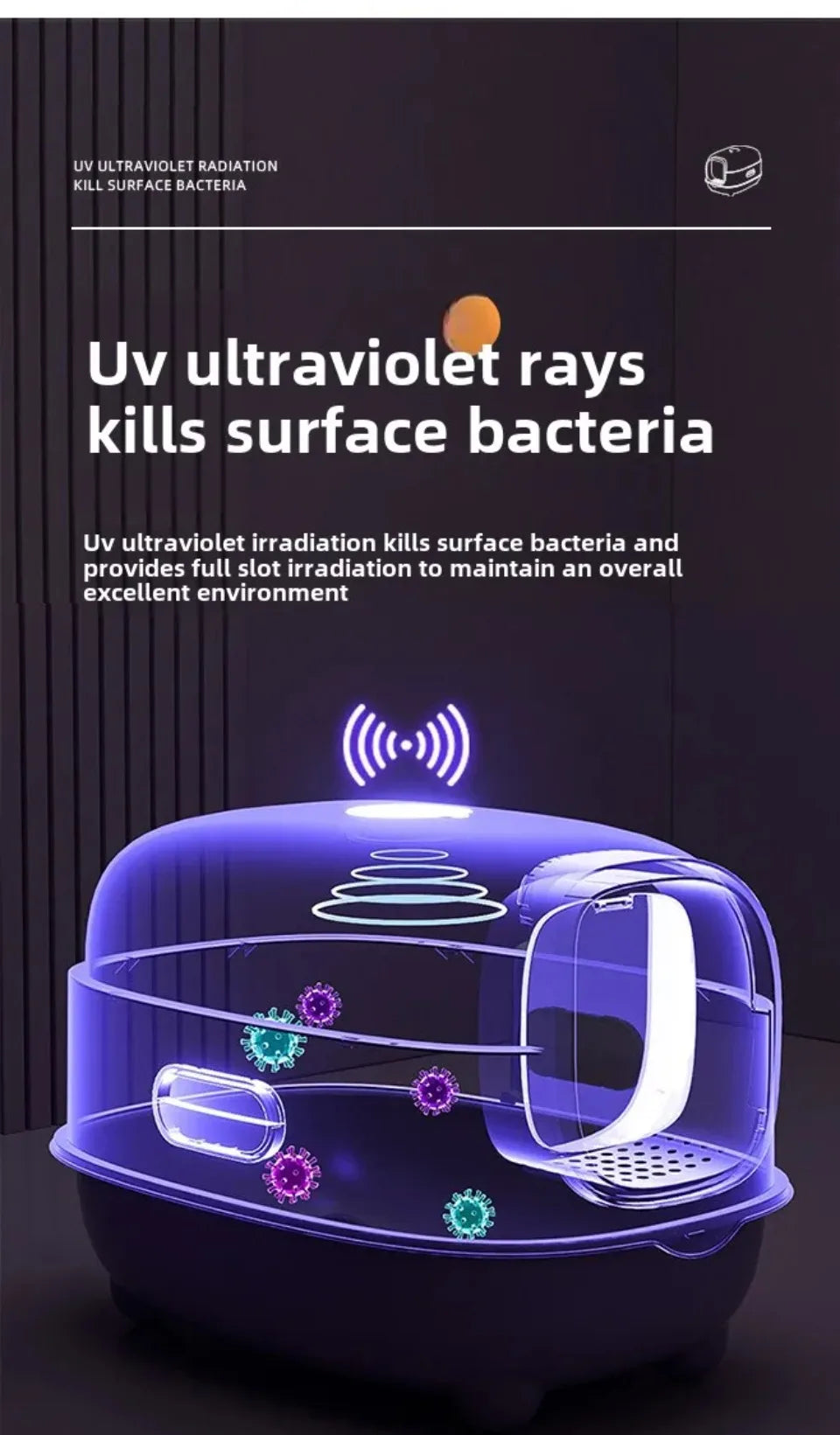 OdorLock™ UV Litter Box